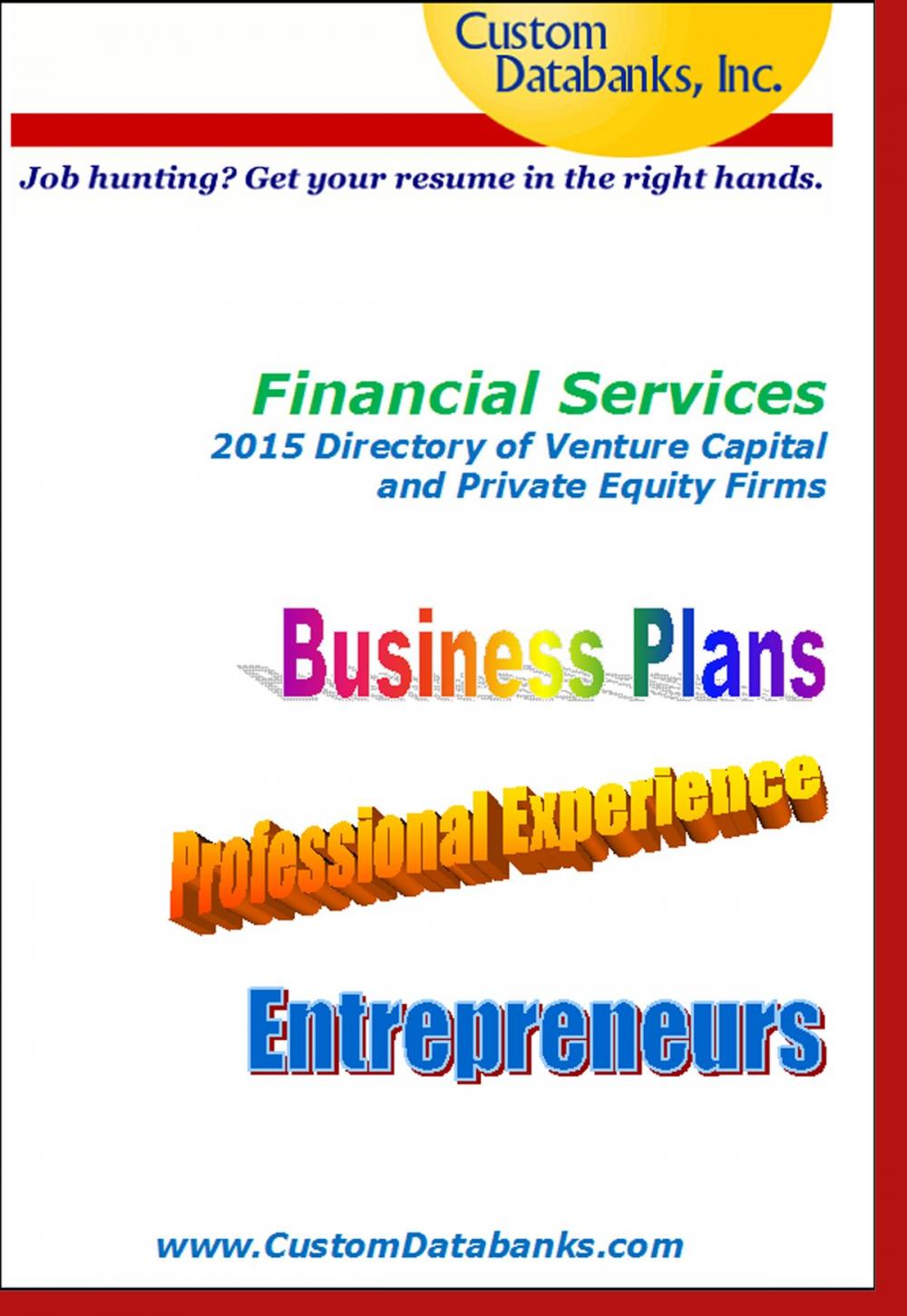 Big bigCover of Financial Services 2015 Directory of Venture Capital and Private Equity