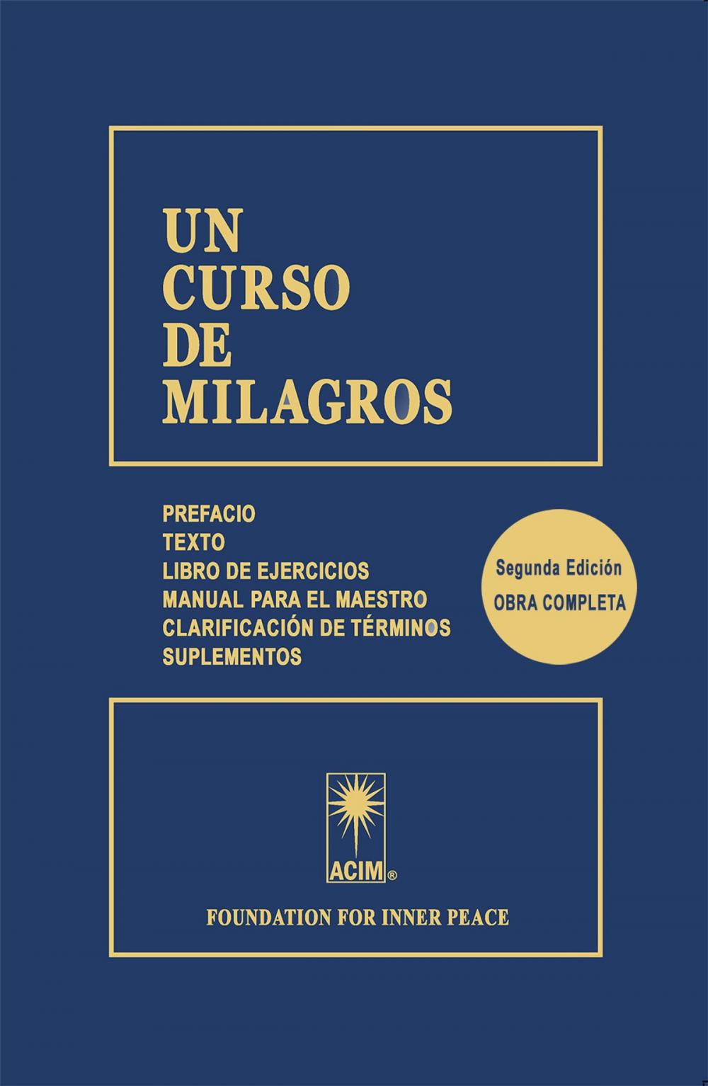 Big bigCover of UN CURSO DE MILAGROS