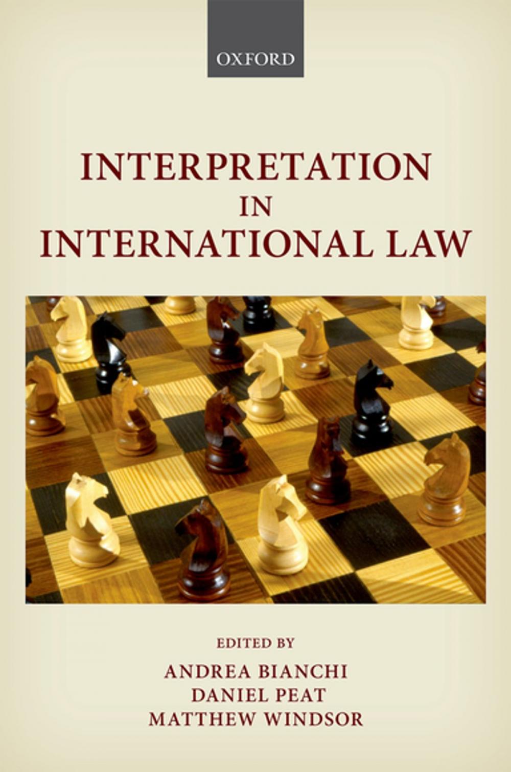 Big bigCover of Interpretation in International Law