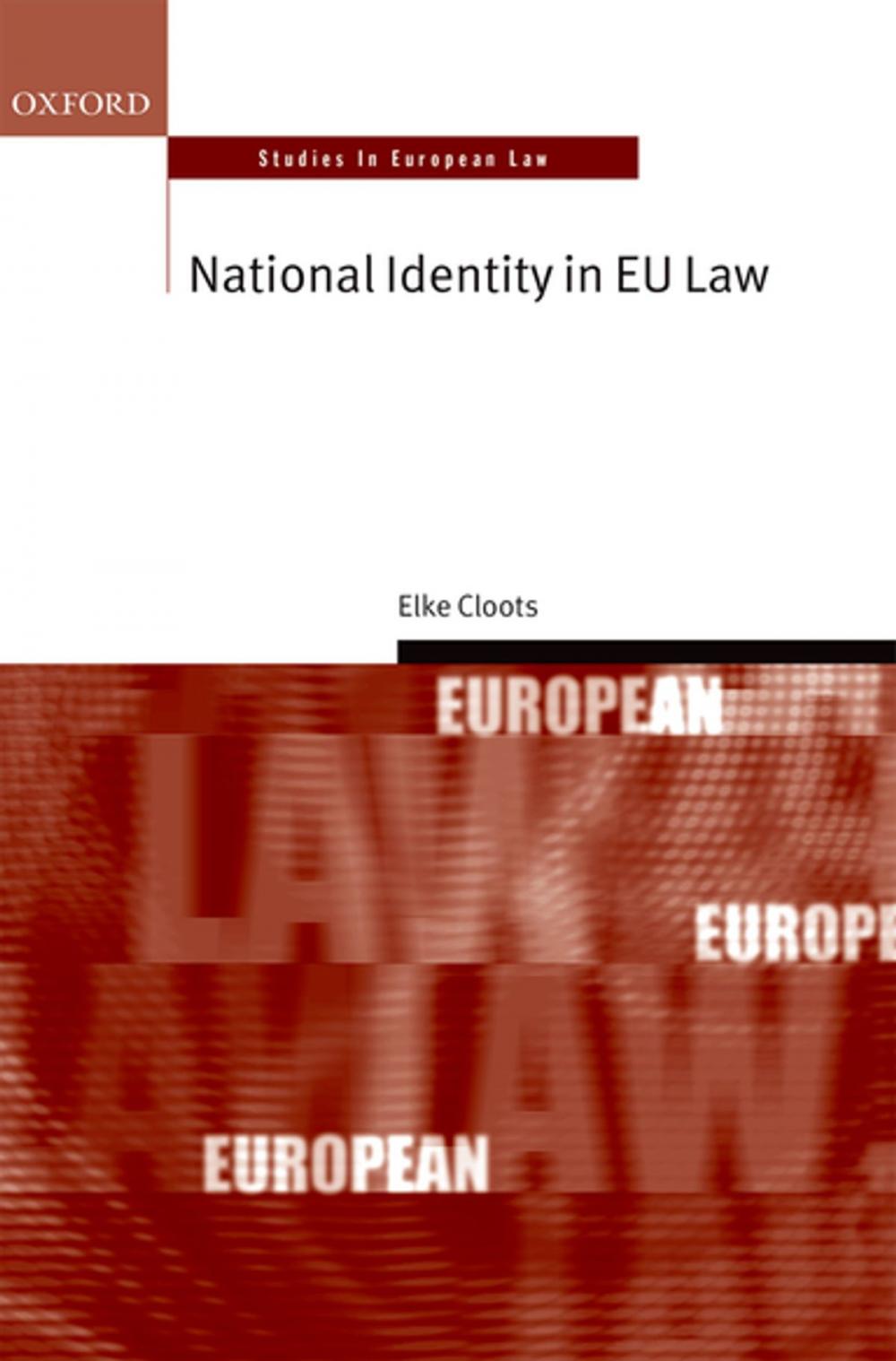 Big bigCover of National Identity in EU Law