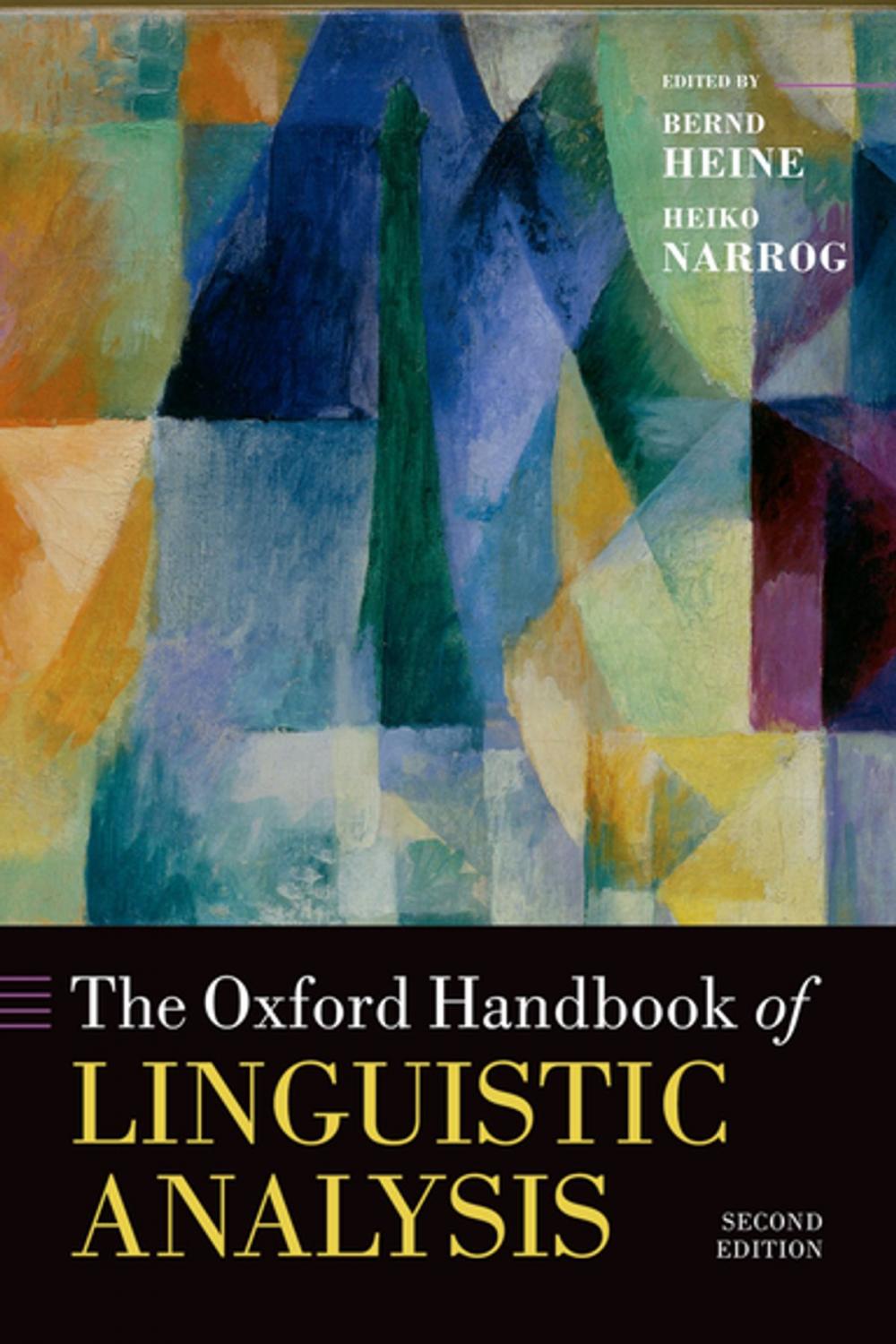 Big bigCover of The Oxford Handbook of Linguistic Analysis