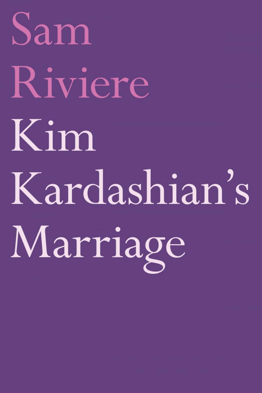 Big bigCover of Kim Kardashian's Marriage