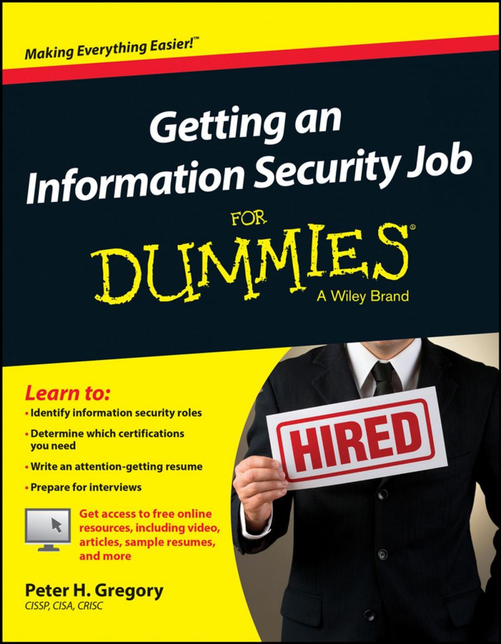 Big bigCover of Getting an Information Security Job For Dummies