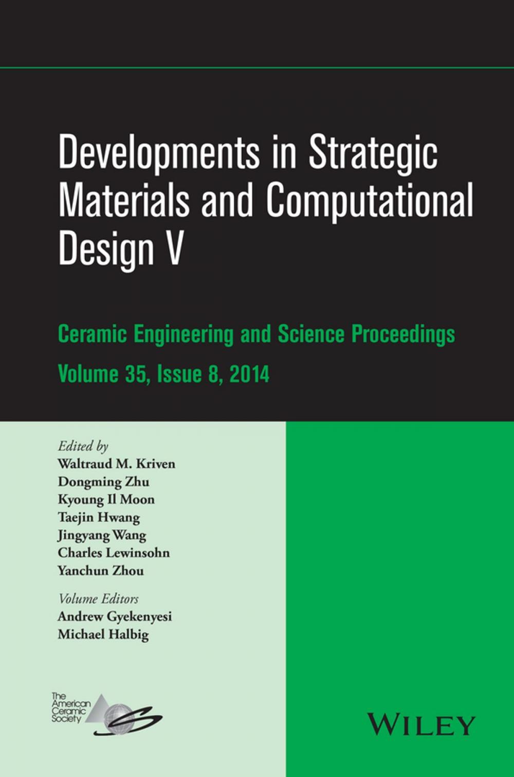 Big bigCover of Developments in Strategic Materials and Computational Design V