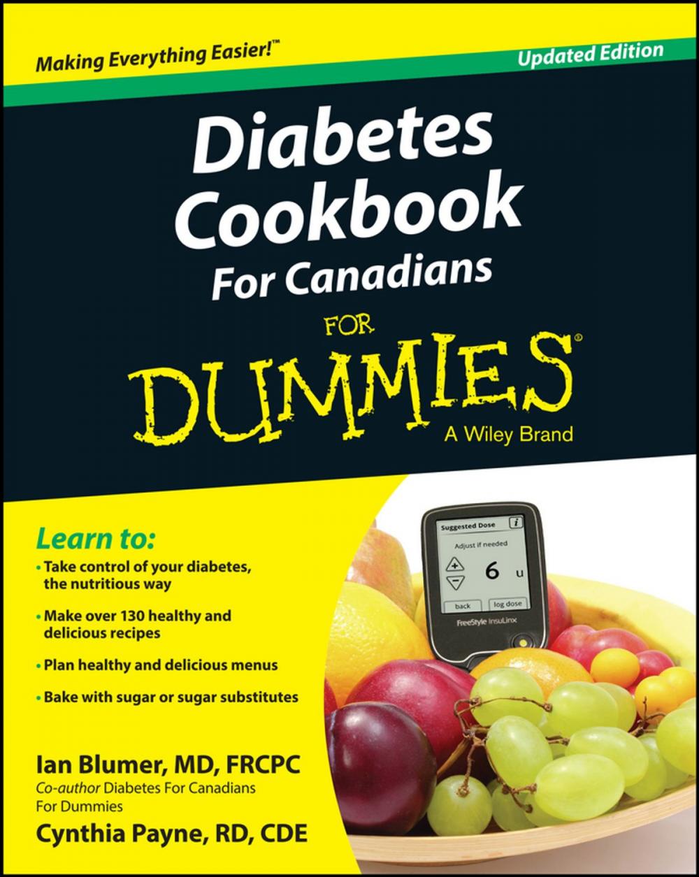 Big bigCover of Diabetes Cookbook For Canadians For Dummies