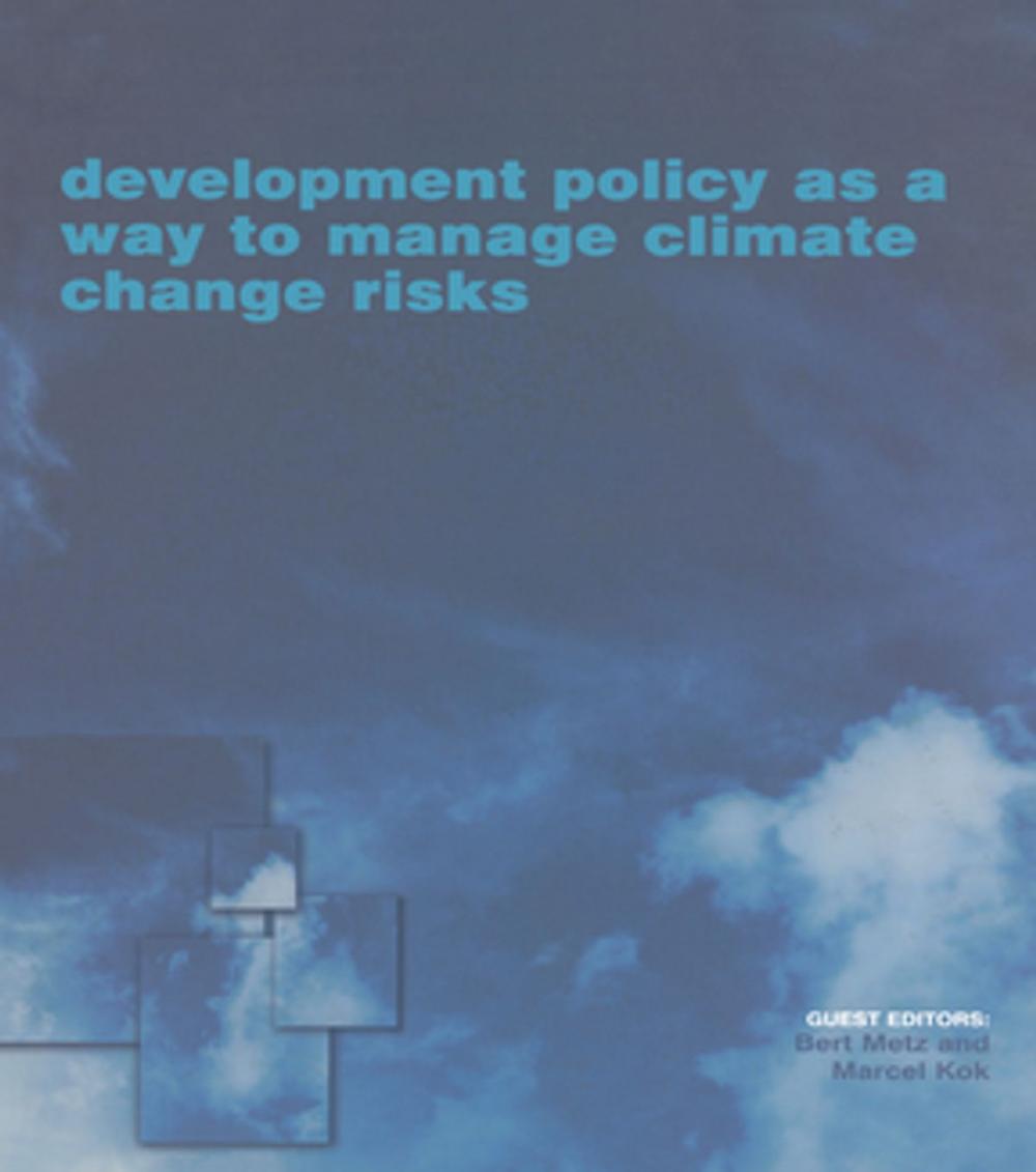 Big bigCover of Development Policy as a Way to Manage Climate Change Risks