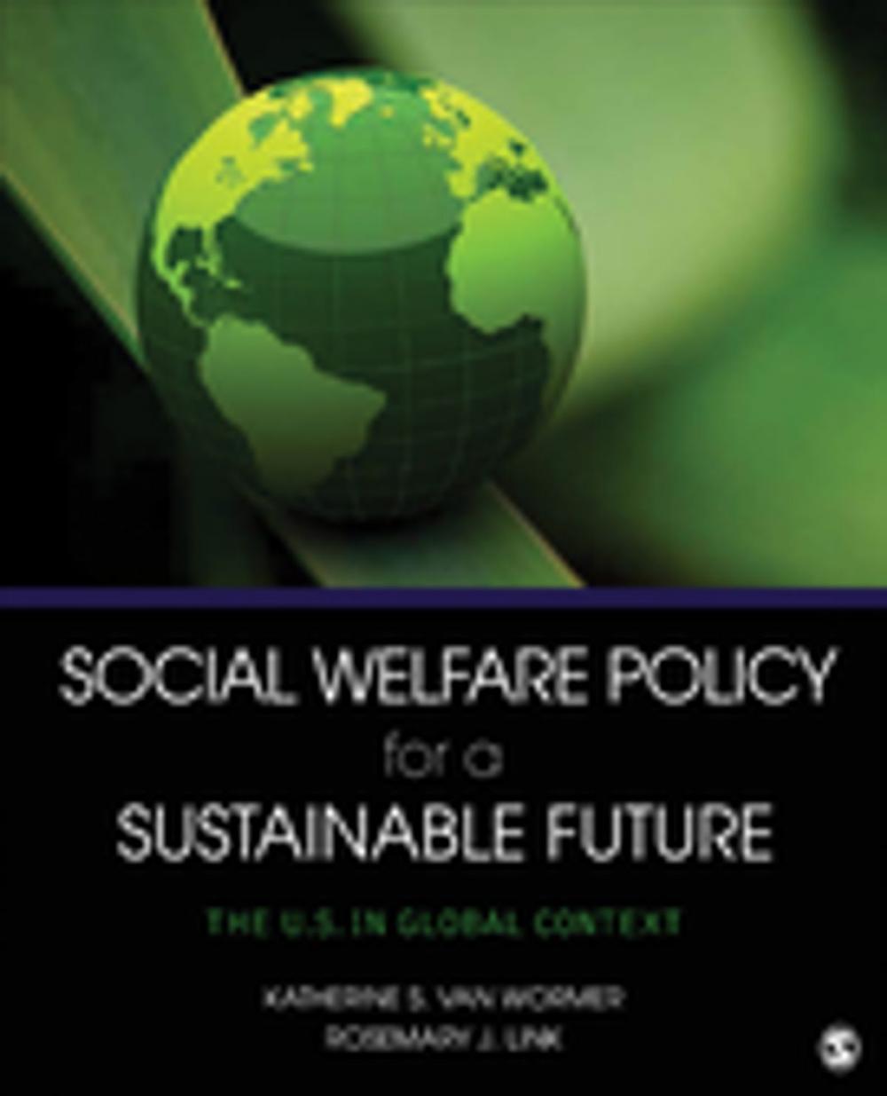 Big bigCover of Social Welfare Policy for a Sustainable Future