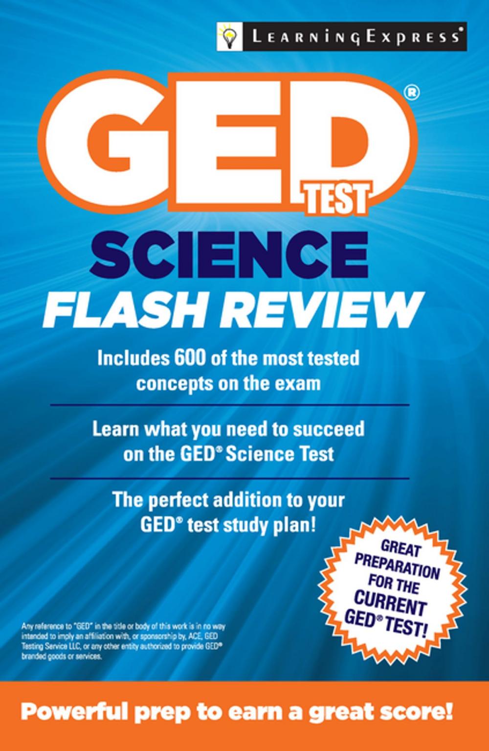 Big bigCover of GED Test Science Flash Review