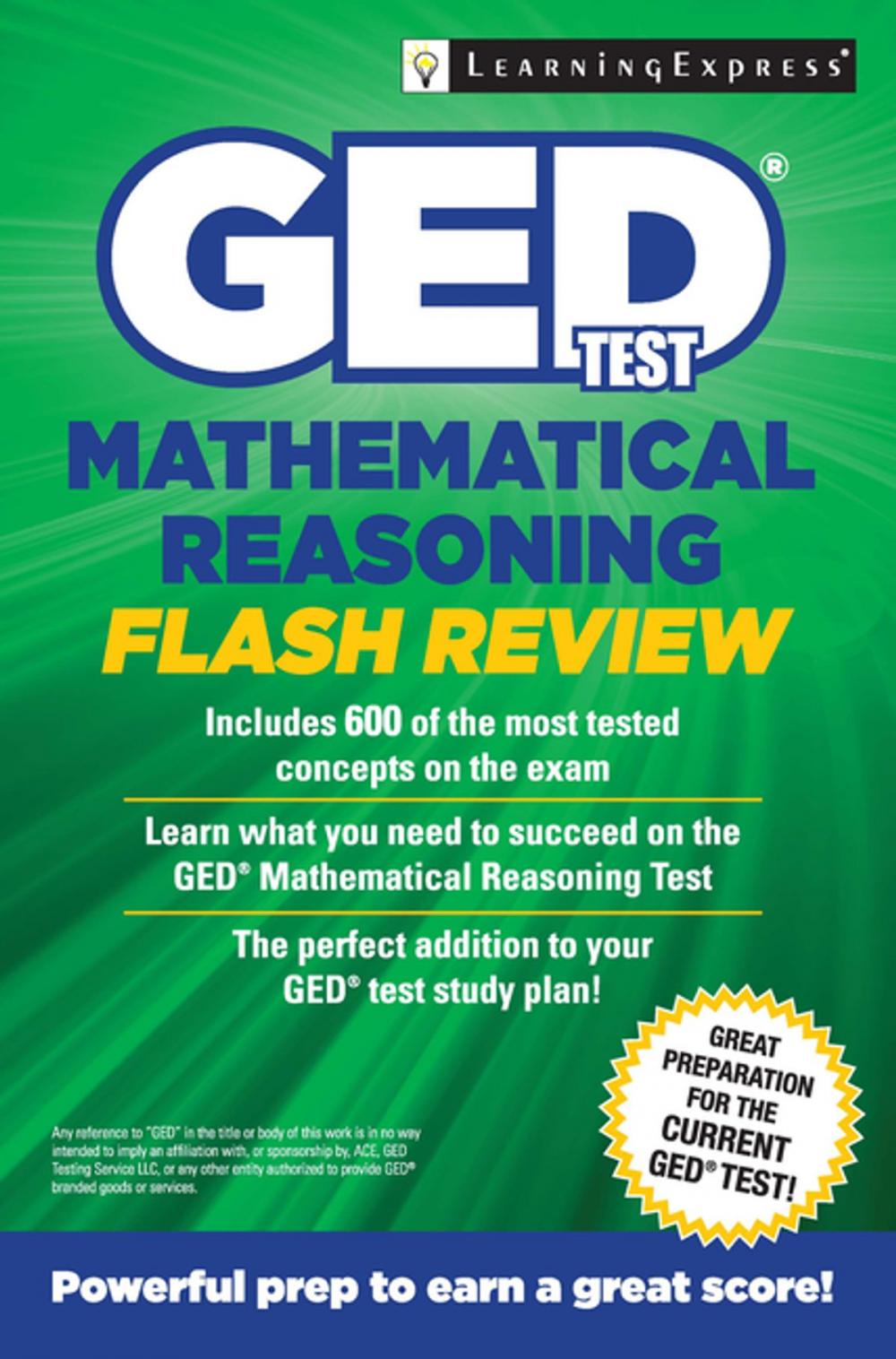 Big bigCover of GED Test Mathematics Flash Review