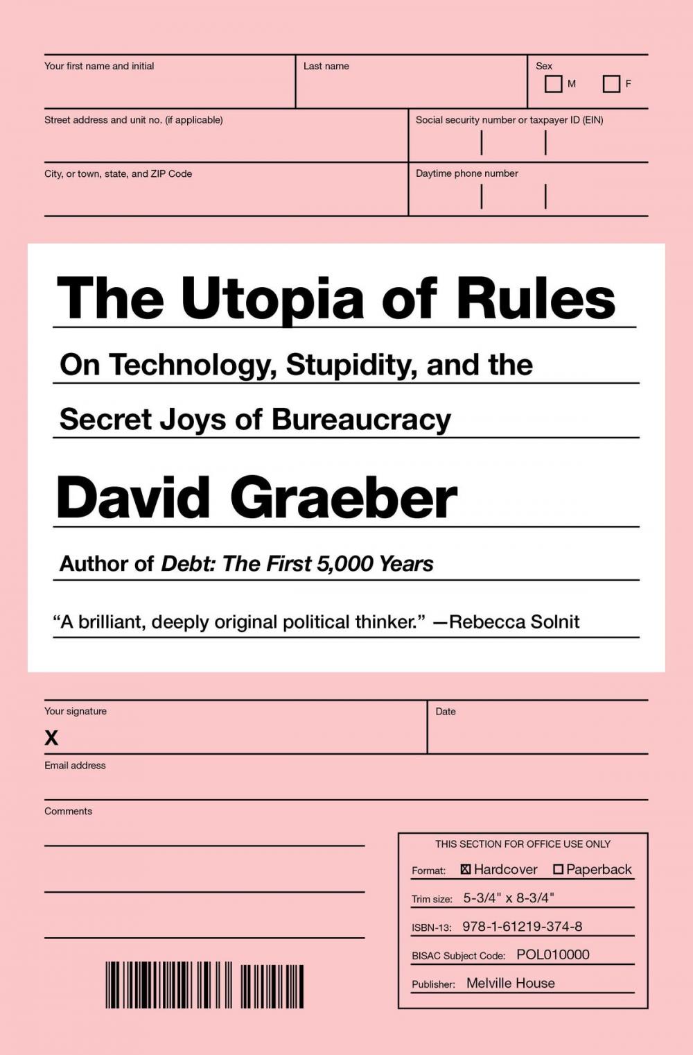 Big bigCover of The Utopia of Rules