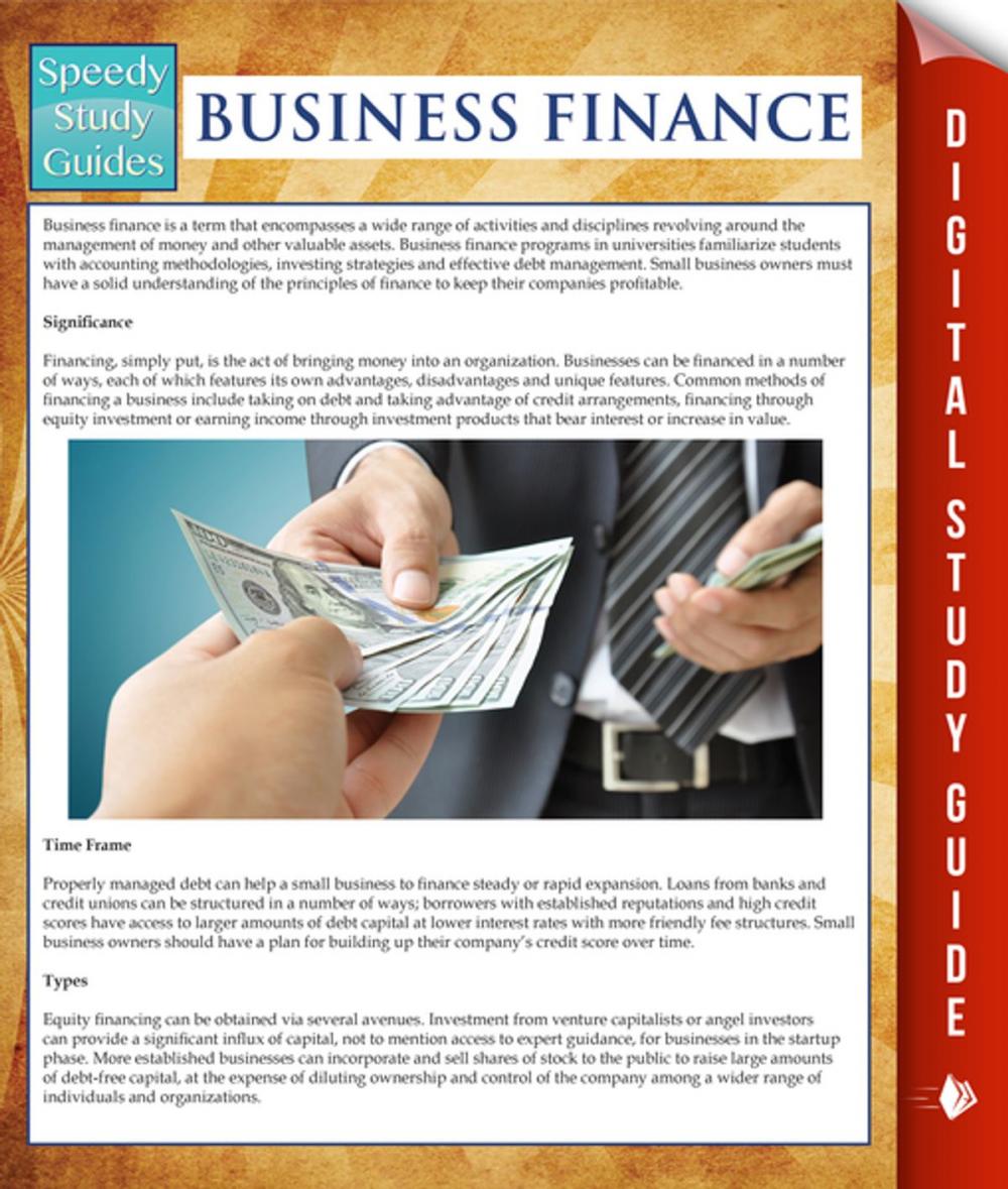 Big bigCover of Business Finance (Speedy Study Guides)