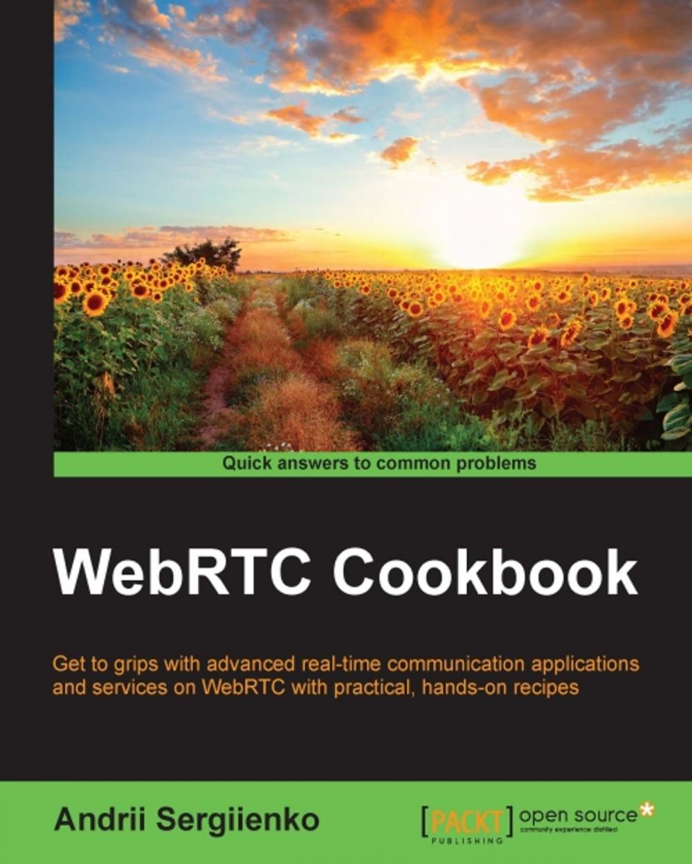 Big bigCover of WebRTC Cookbook