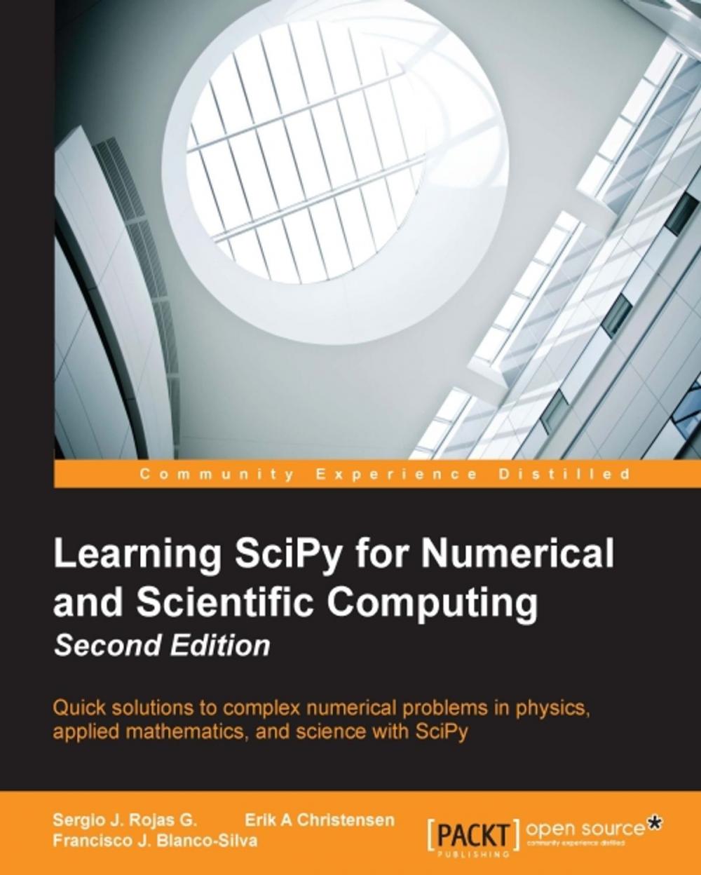 Big bigCover of Learning SciPy for Numerical and Scientific Computing - Second Edition