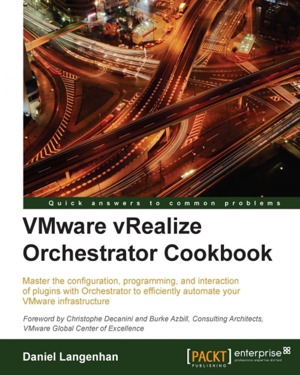 Big bigCover of VMware vRealize Orchestrator Cookbook