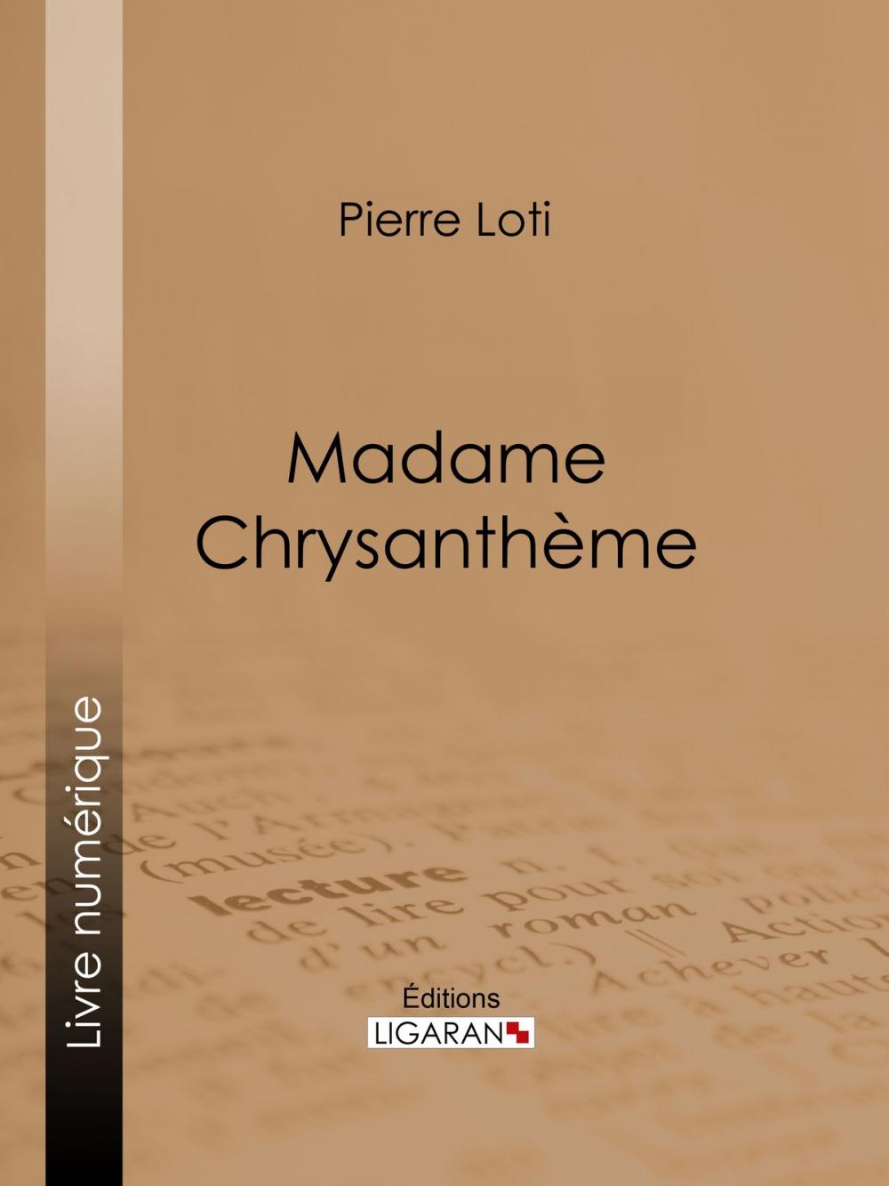 Big bigCover of Madame Chrysanthème