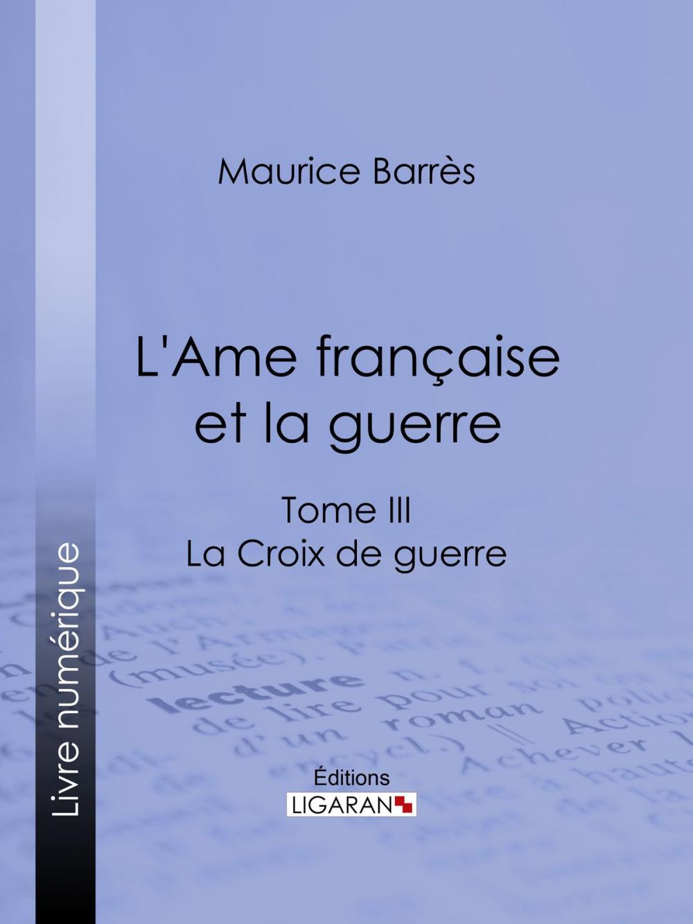 Big bigCover of L'Ame française et la guerre