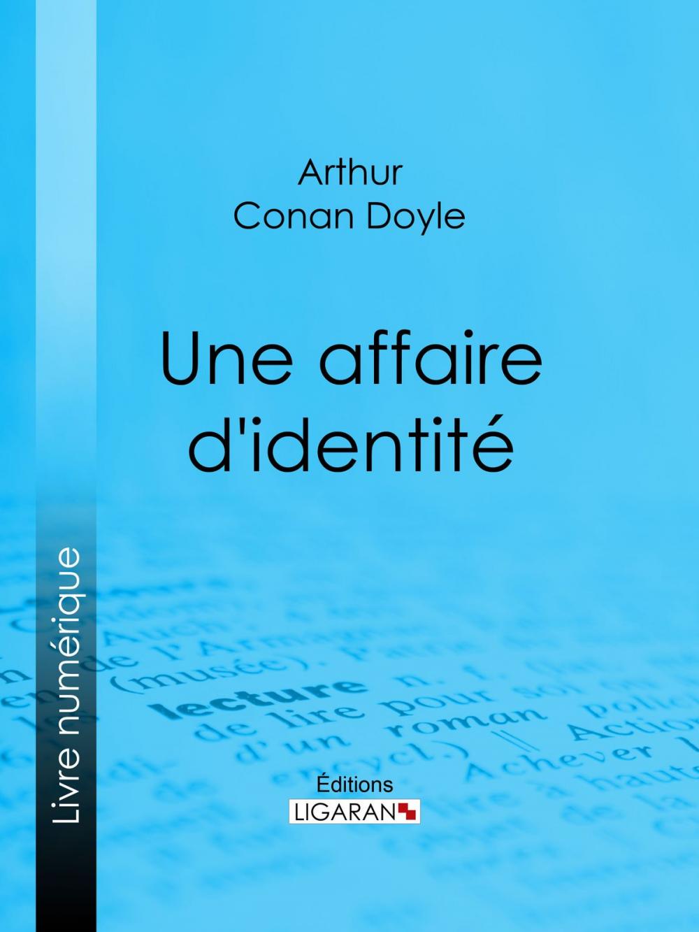 Big bigCover of Une affaire d'identité