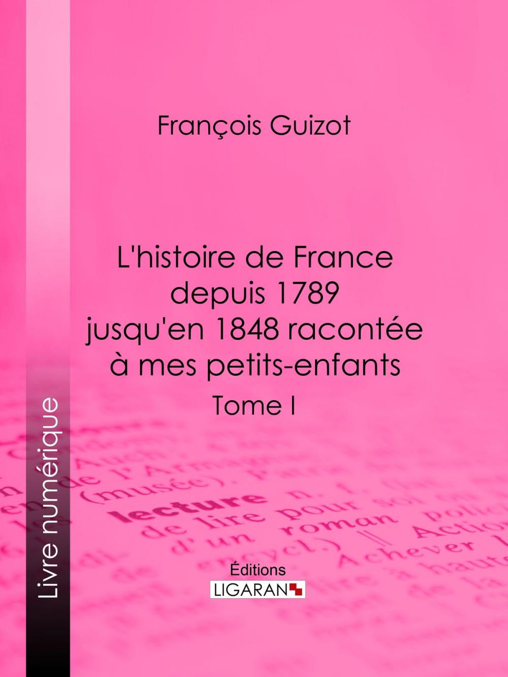 Big bigCover of L'histoire de France depuis 1789 jusqu'en 1848 racontée à mes petits-enfants