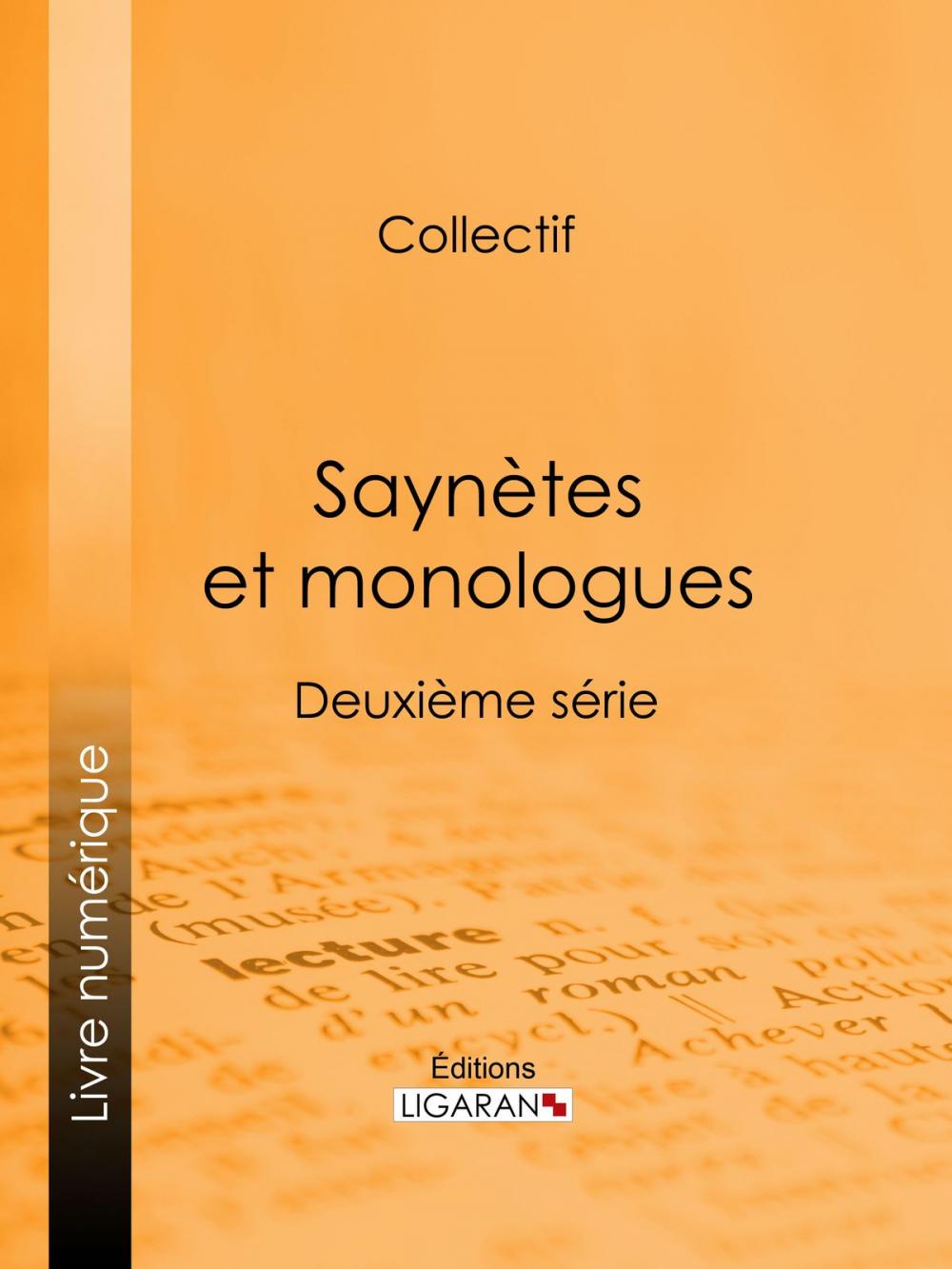 Big bigCover of Saynètes et monologues