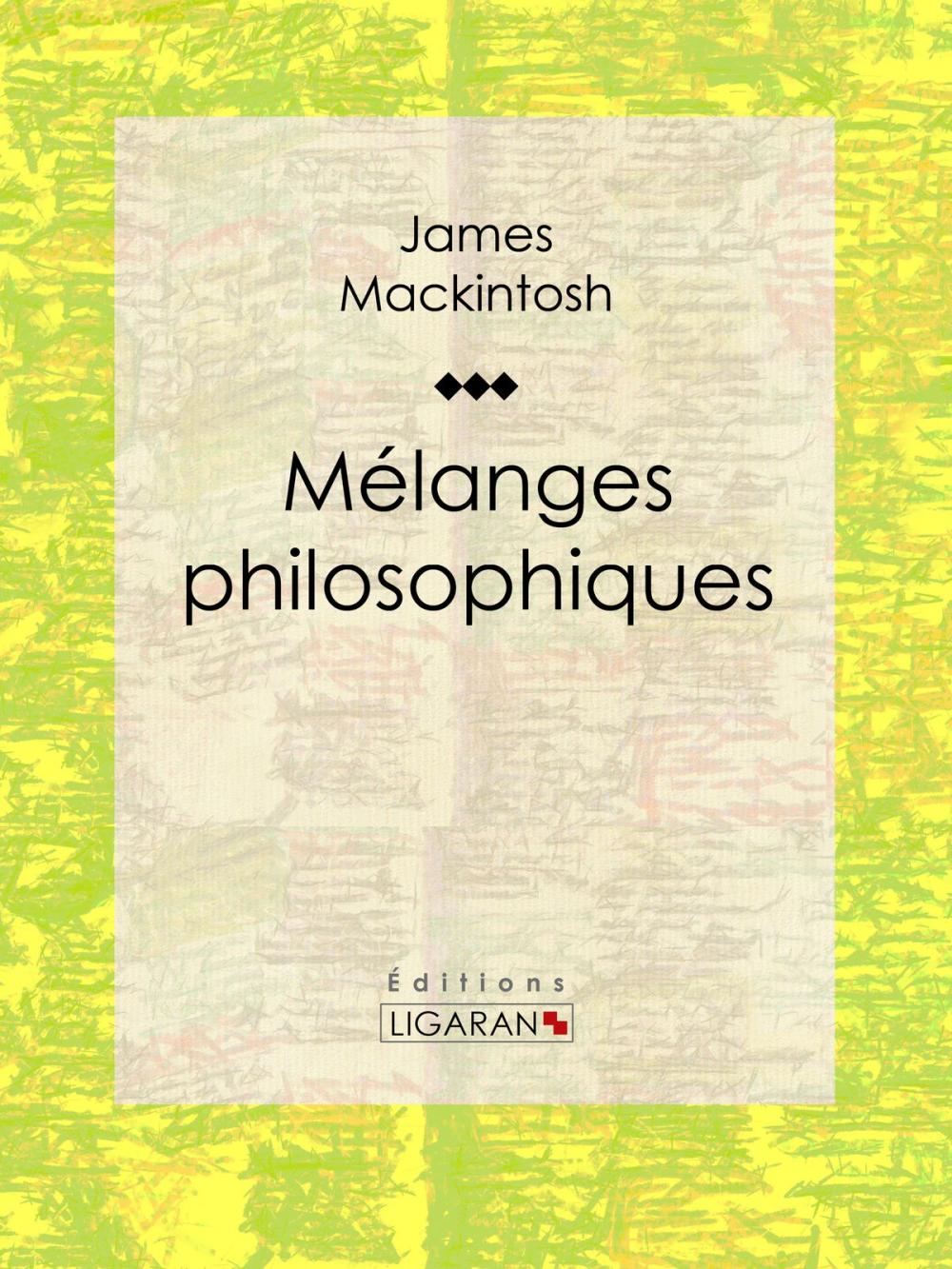 Big bigCover of Mélanges philosophiques