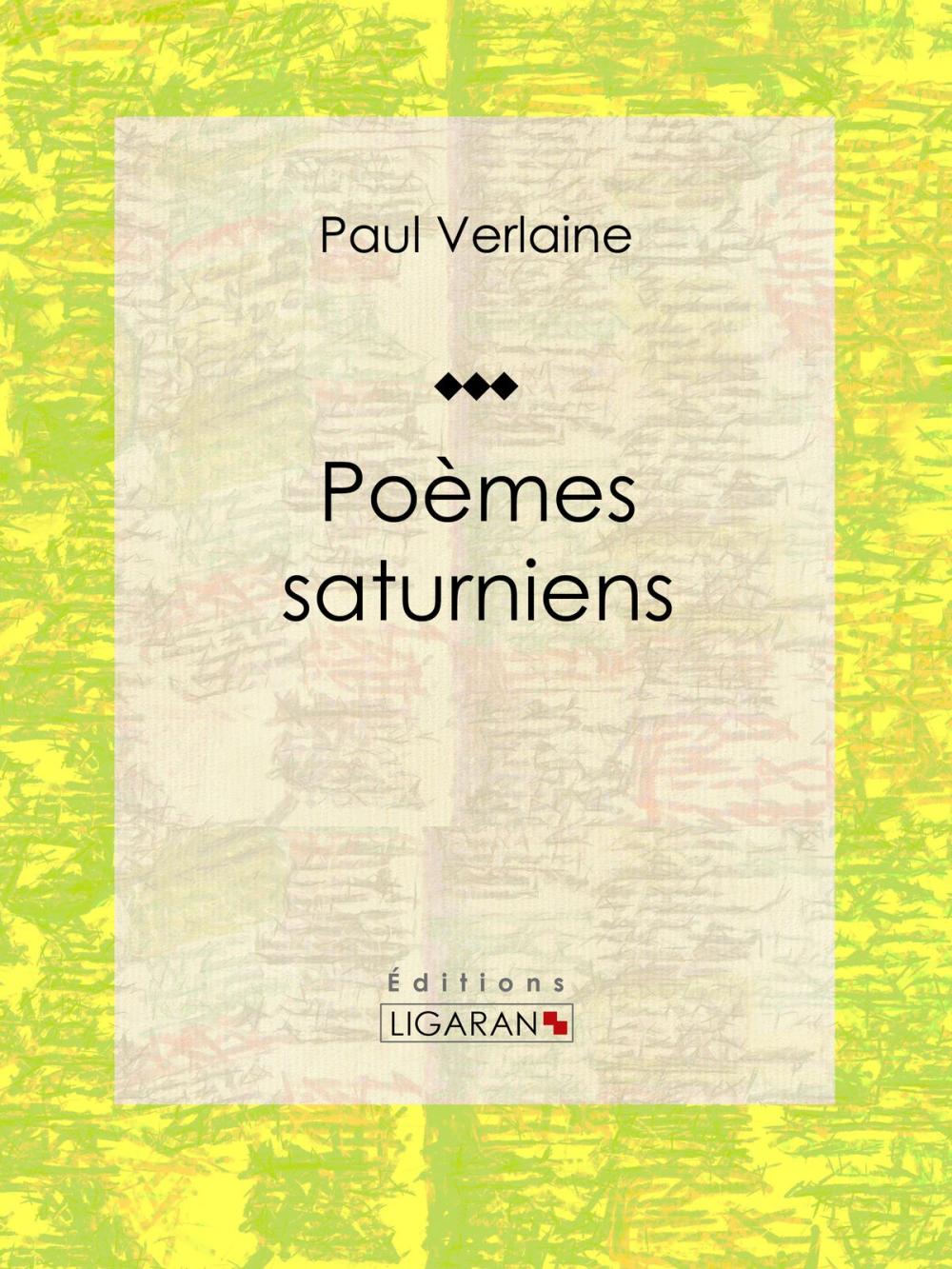 Big bigCover of Poèmes Saturniens