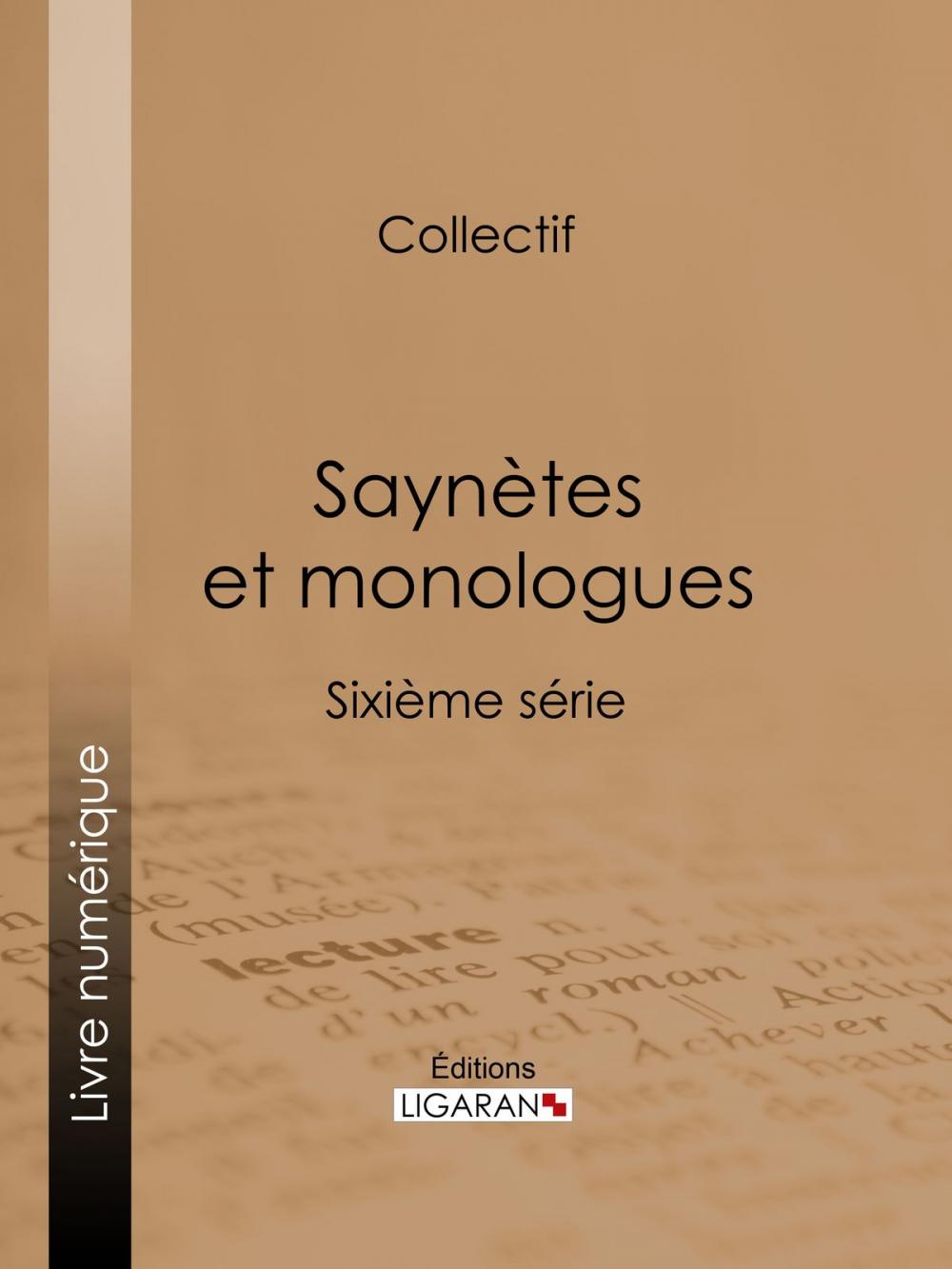 Big bigCover of Saynètes et monologues