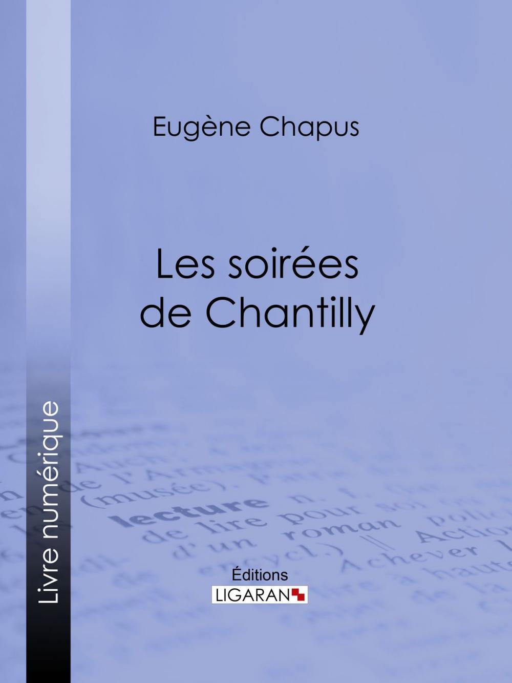 Big bigCover of Les soirées de Chantilly