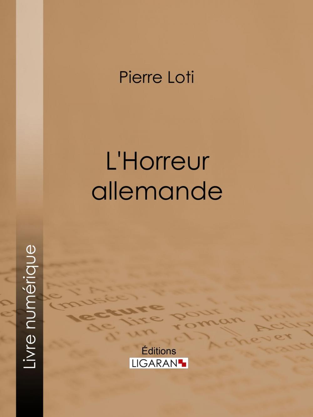 Big bigCover of L'Horreur allemande