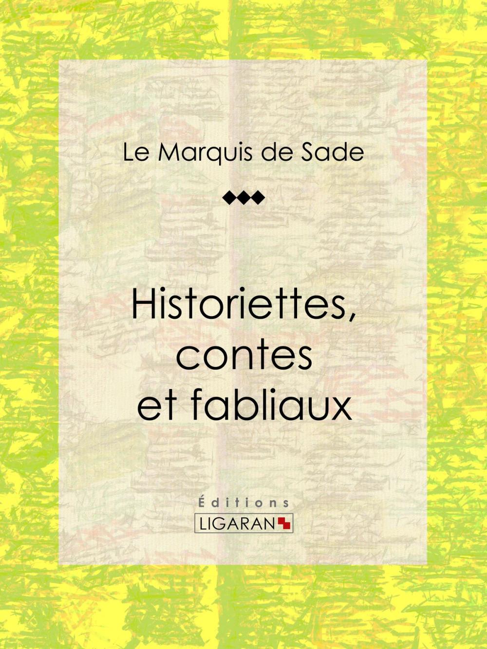 Big bigCover of Historiettes, contes et fabliaux