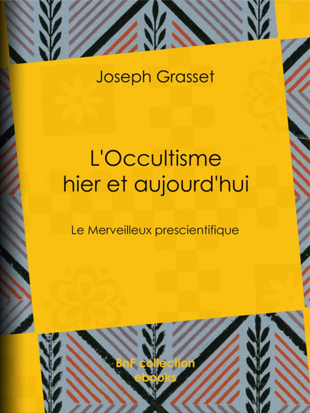 Big bigCover of L'Occultisme hier et aujourd'hui