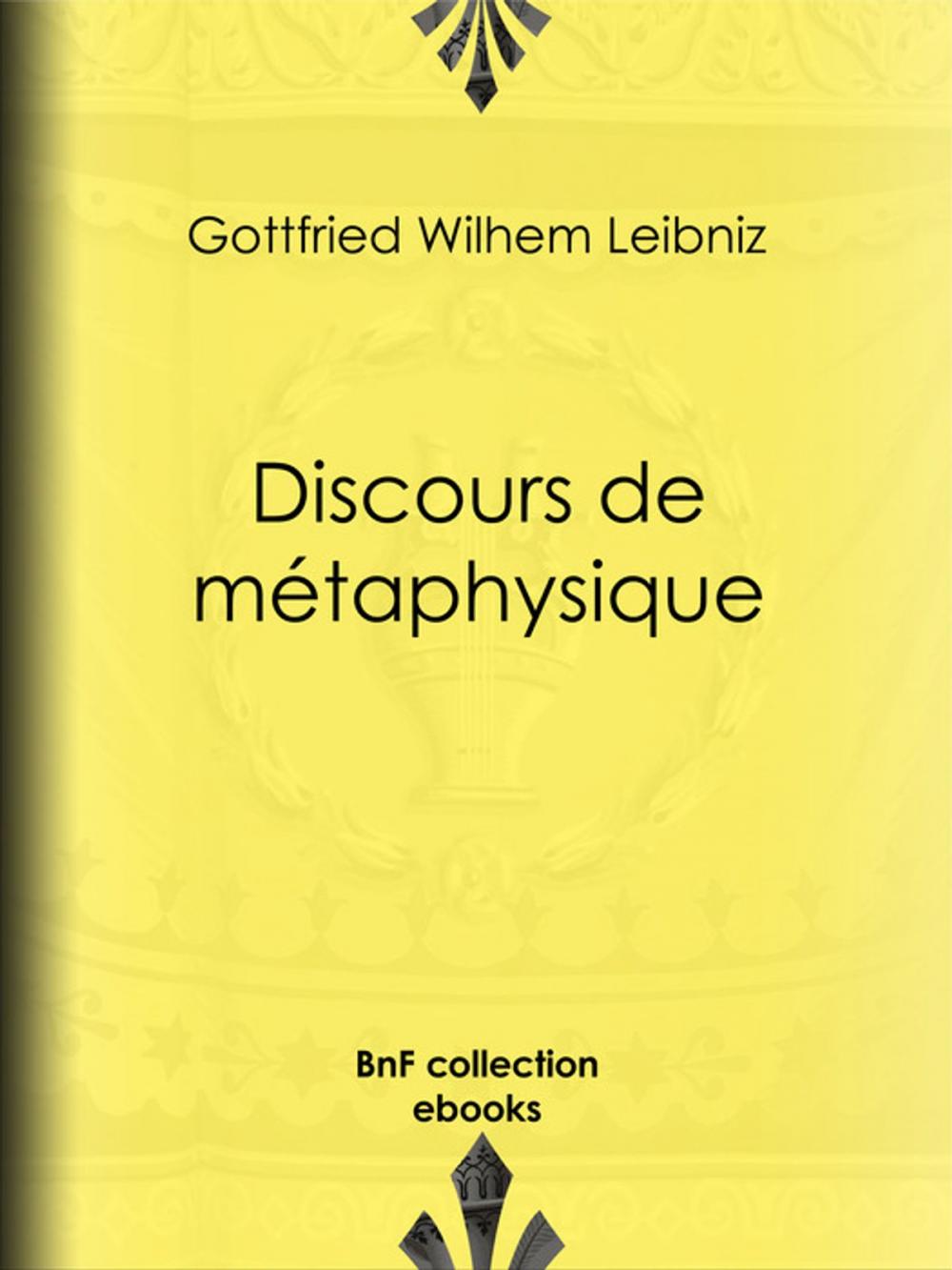 Big bigCover of Discours de métaphysique