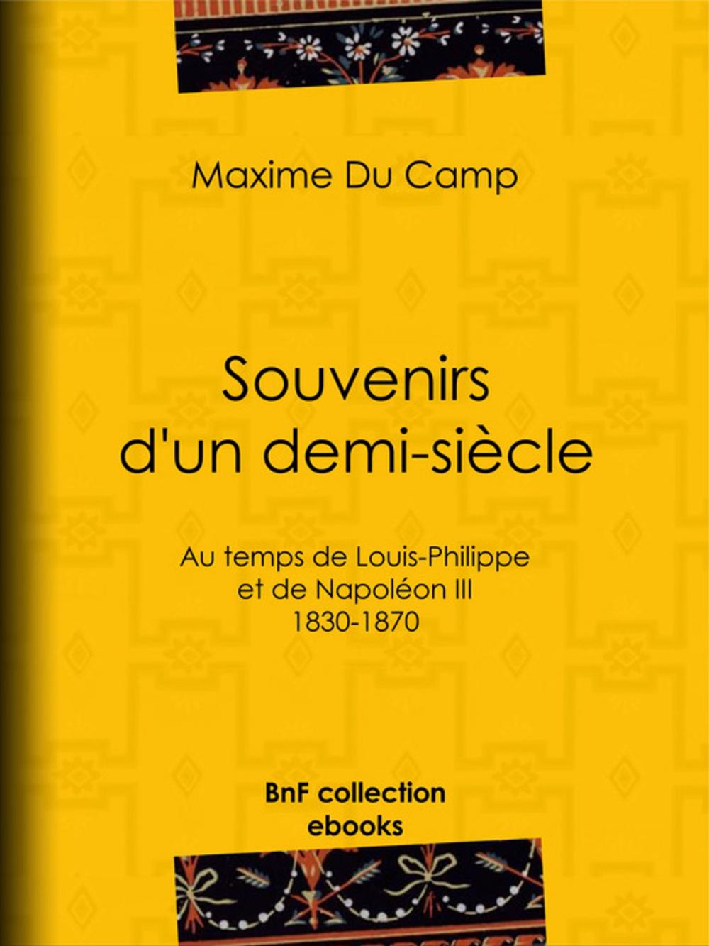 Big bigCover of Souvenirs d'un demi-siècle