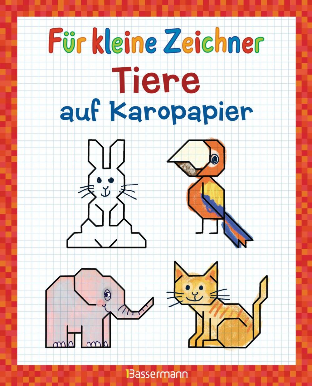 Big bigCover of Für kleine Zeichner - Tiere auf Karopapier