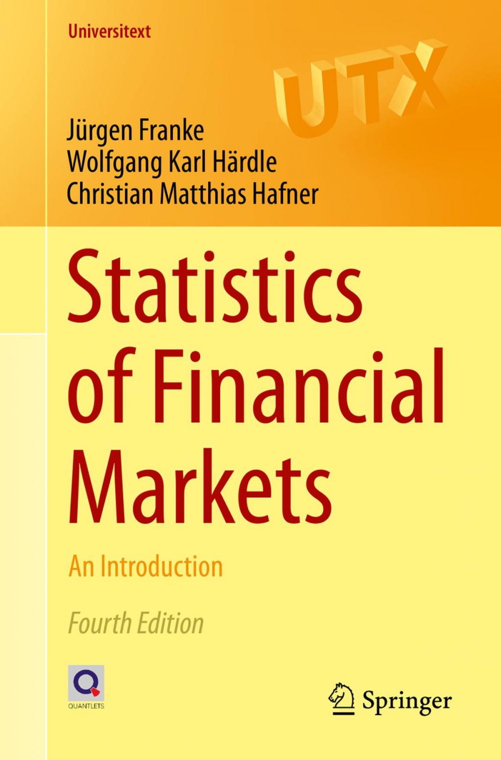 Big bigCover of Statistics of Financial Markets