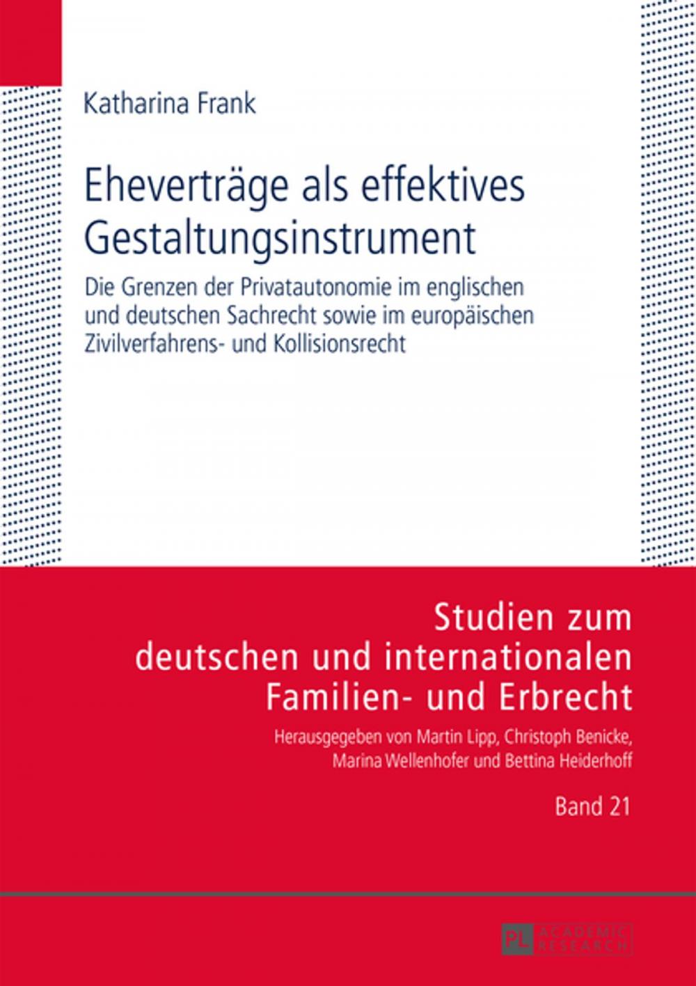 Big bigCover of Ehevertraege als effektives Gestaltungsinstrument