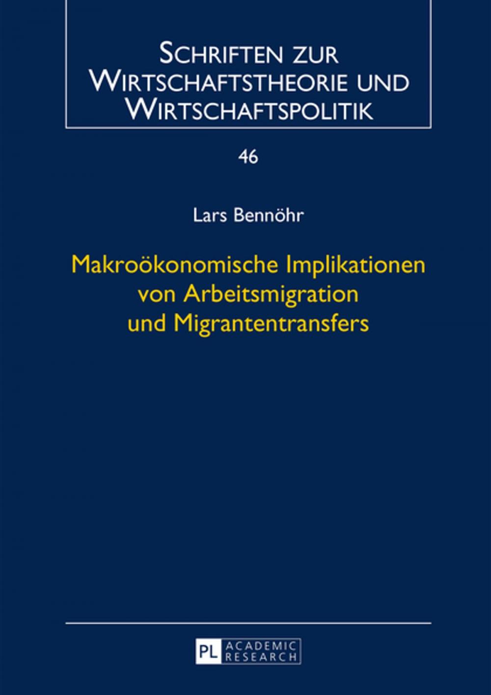 Big bigCover of Makrooekonomische Implikationen von Arbeitsmigration und Migrantentransfers