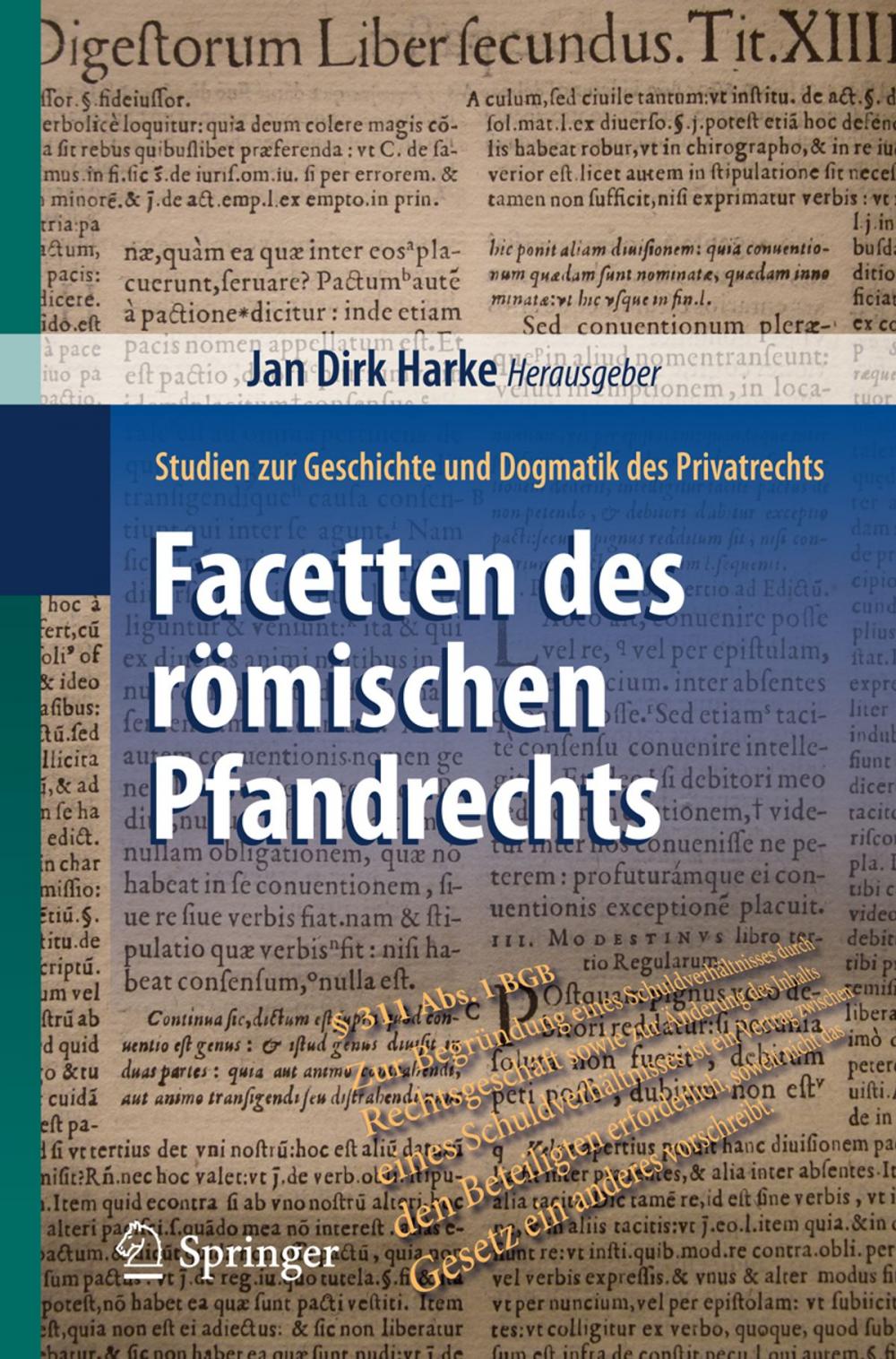 Big bigCover of Facetten des römischen Pfandrechts