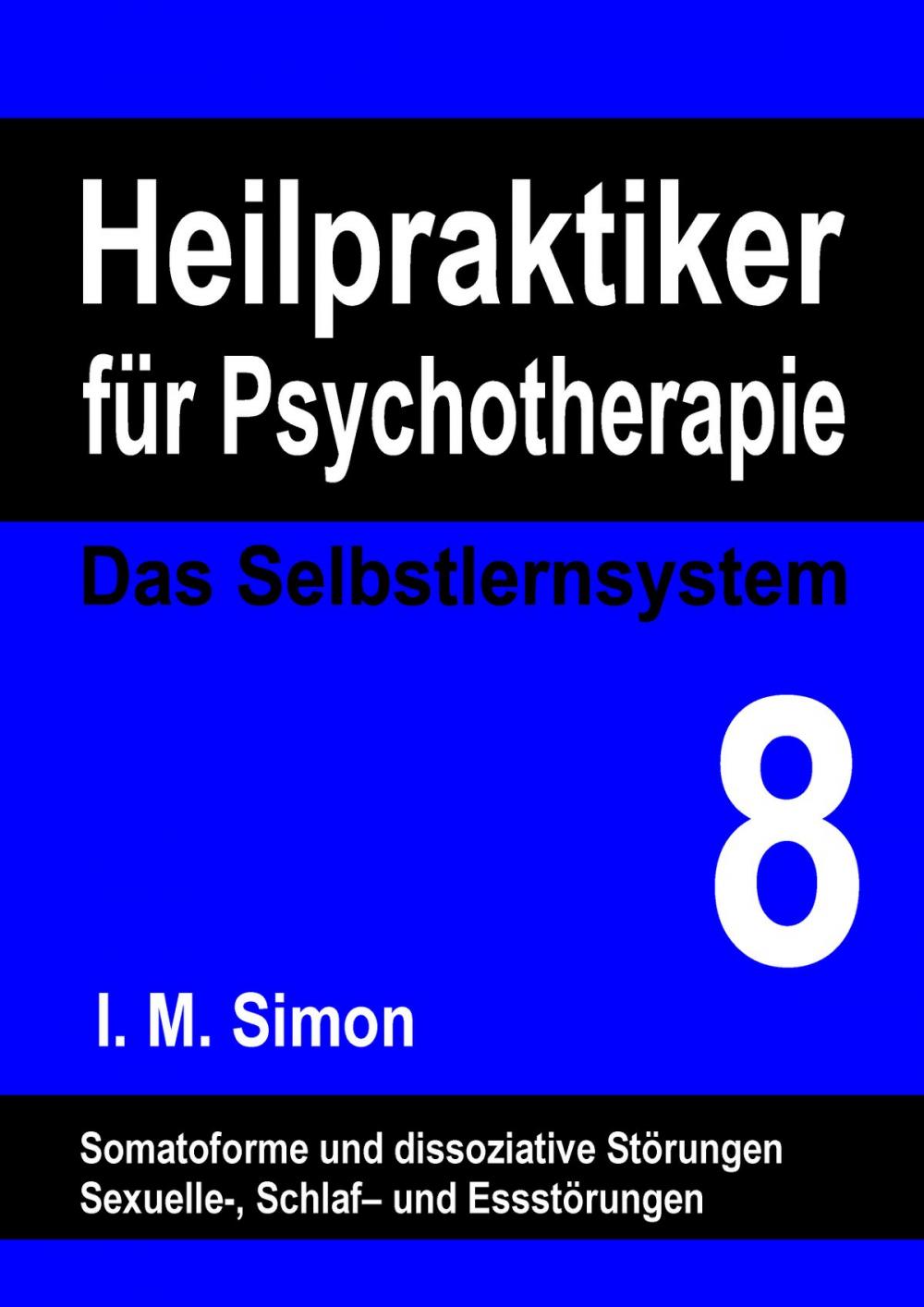 Big bigCover of Heilpraktiker für Psychotherapie. Das Selbstlernsystem Band 8
