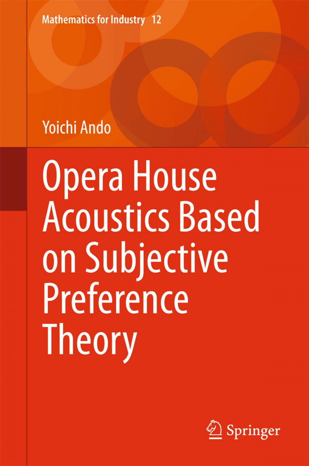 Big bigCover of Opera House Acoustics Based on Subjective Preference Theory