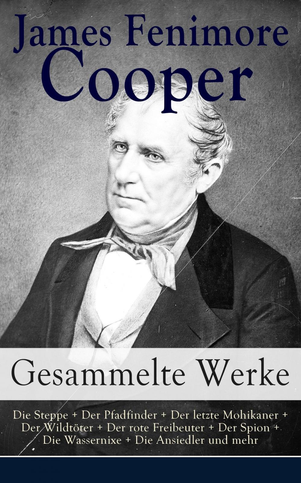 Big bigCover of Gesammelte Werke: Die Steppe + Der Pfadfinder + Der letzte Mohikaner + Der Wildtöter + Der rote Freibeuter + Der Spion + Die Wassernixe + Die Ansiedler und mehr