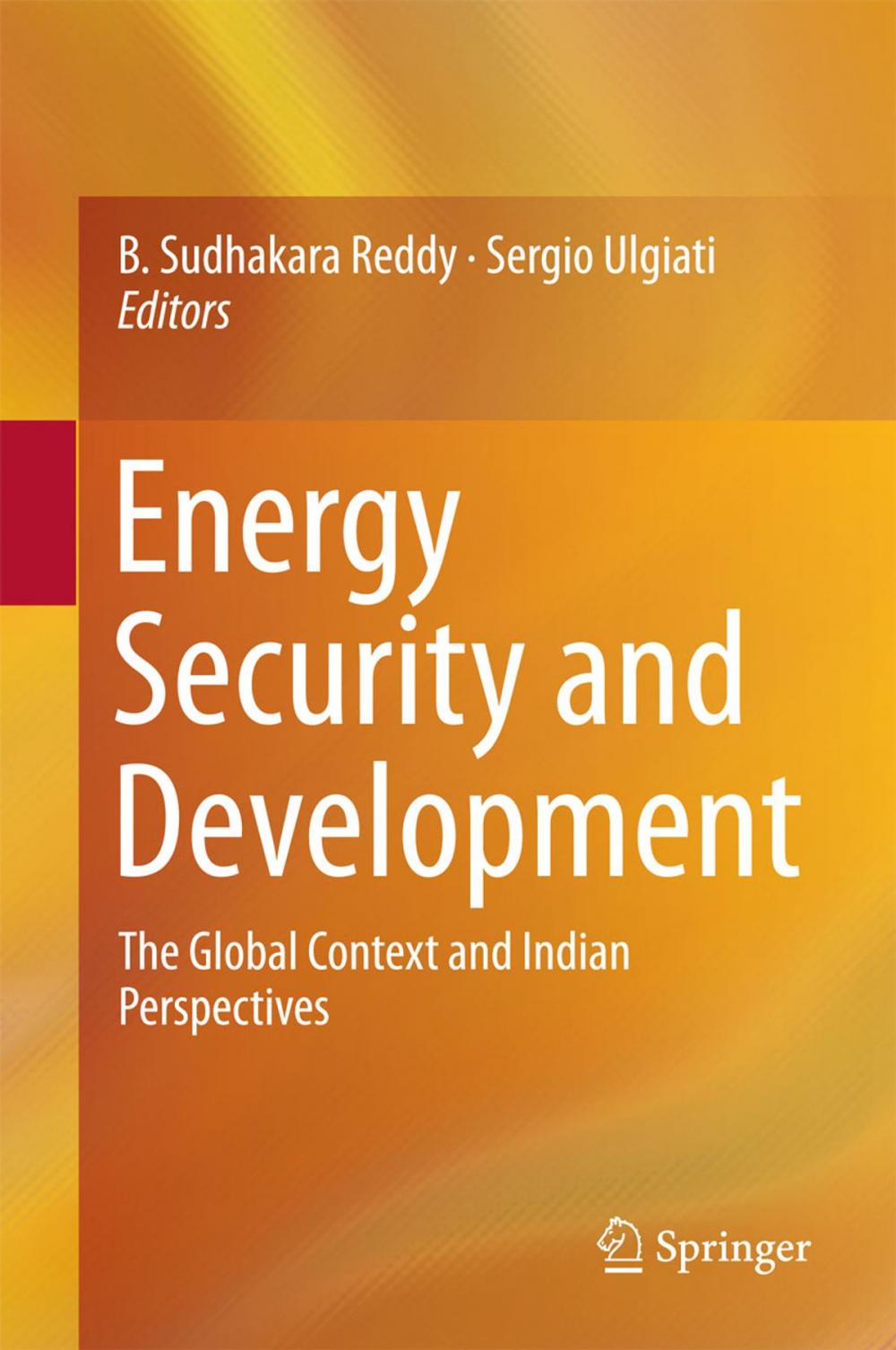 Big bigCover of Energy Security and Development