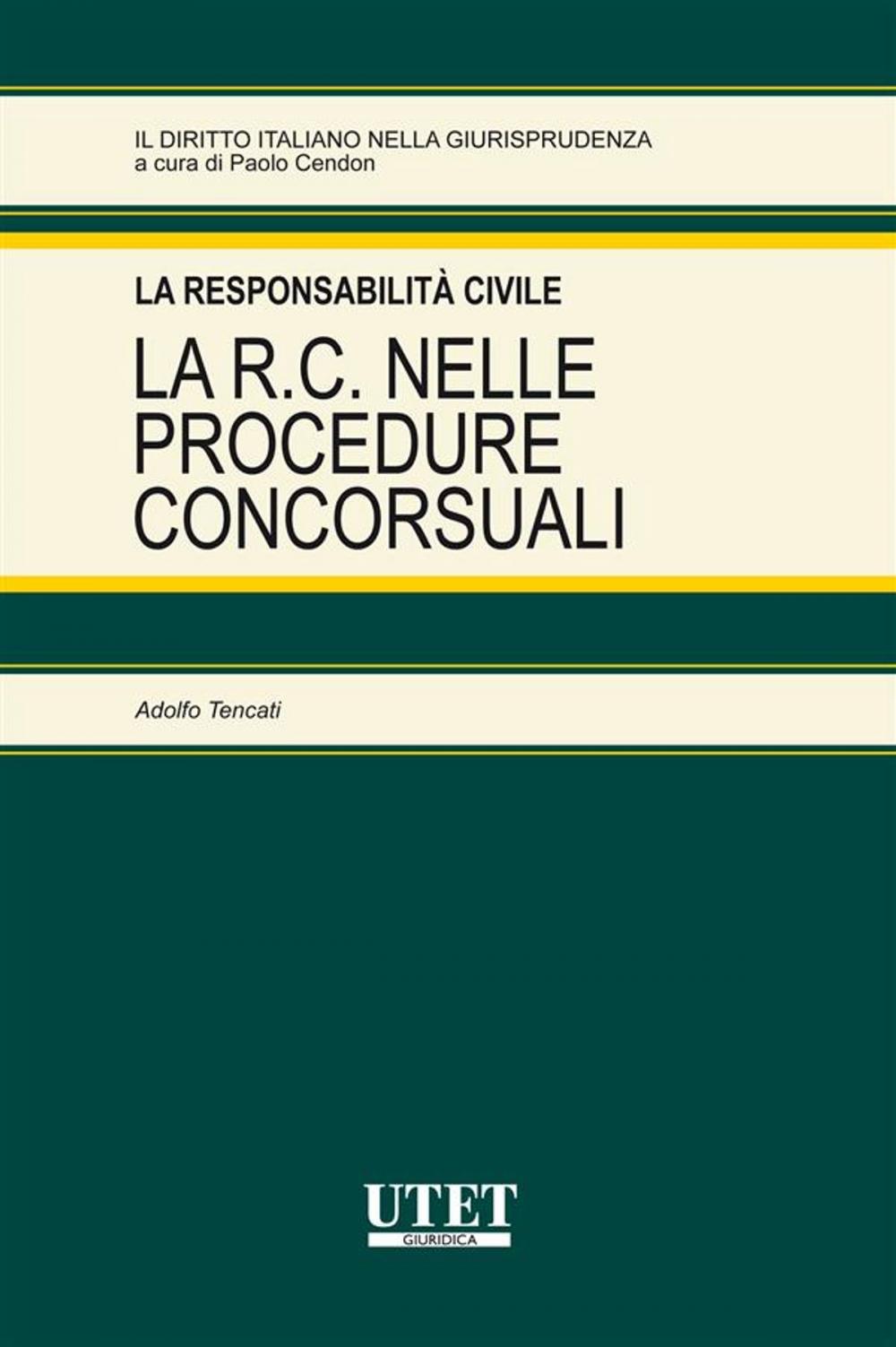 Big bigCover of La R.C. nelle procedure concorsuali