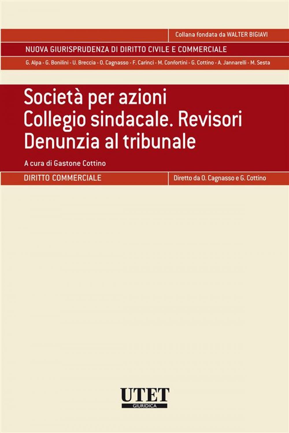 Big bigCover of Società per azioni. Collegio sindacale. Revisori. Denunzia al tribunale