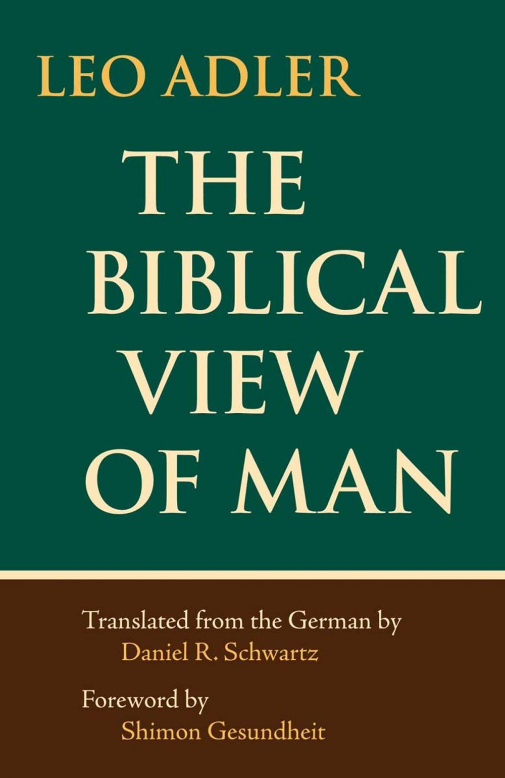 Big bigCover of Biblical View of Man