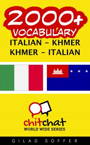 Book cover of 2000+ Vocabulary Italian - Khmer