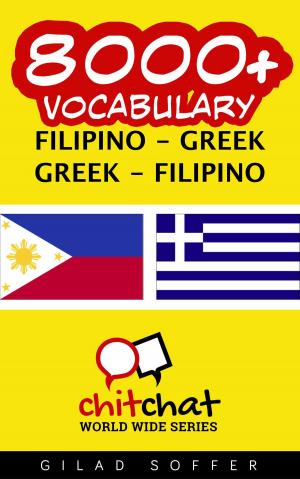Cover of 8000+ Vocabulary Filipino - Greek