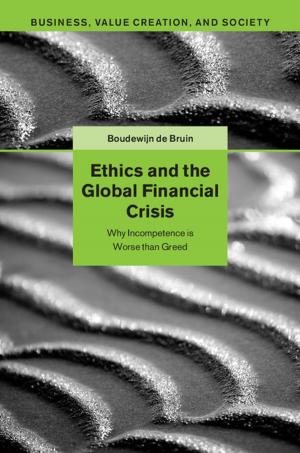 Cover of the book Ethics and the Global Financial Crisis by Leah Kronenberg