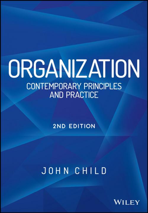 Cover of the book Organization by John Child, Wiley