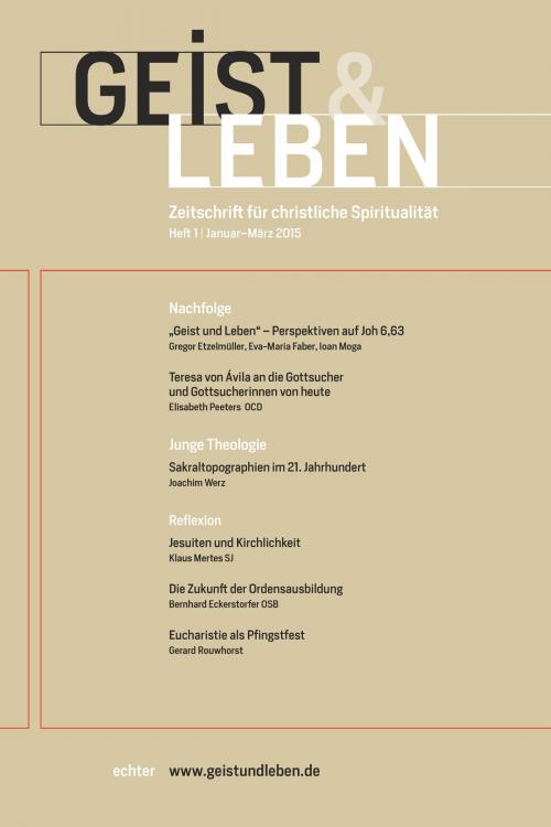 Cover of the book Geist und Leben 1/2015 by , Echter