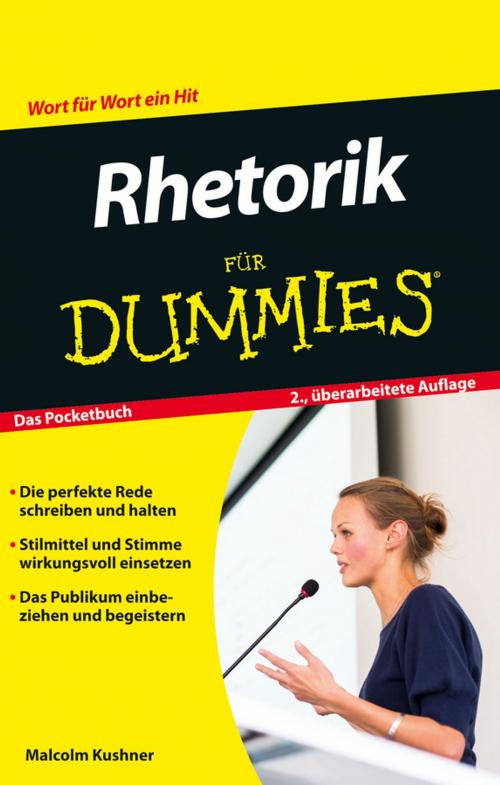 Cover of the book Rhetorik für Dummies by Malcolm Kushner, Wiley